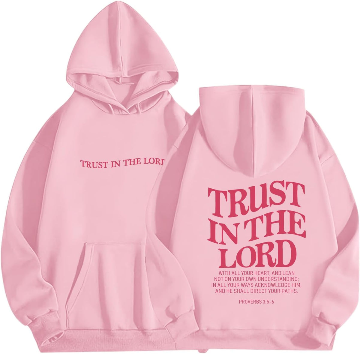 Trust in the Lord Hoodie Christian Sweatshirts Women