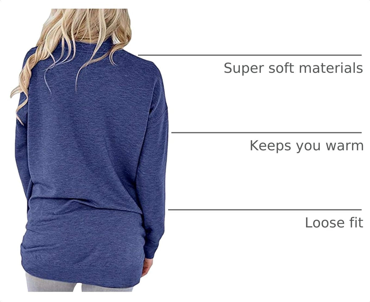 Women'S Faith Sweatshirt Loose Fit Long Sleeve Crewneck Christian Letter Print Tunic Tops with Pocket