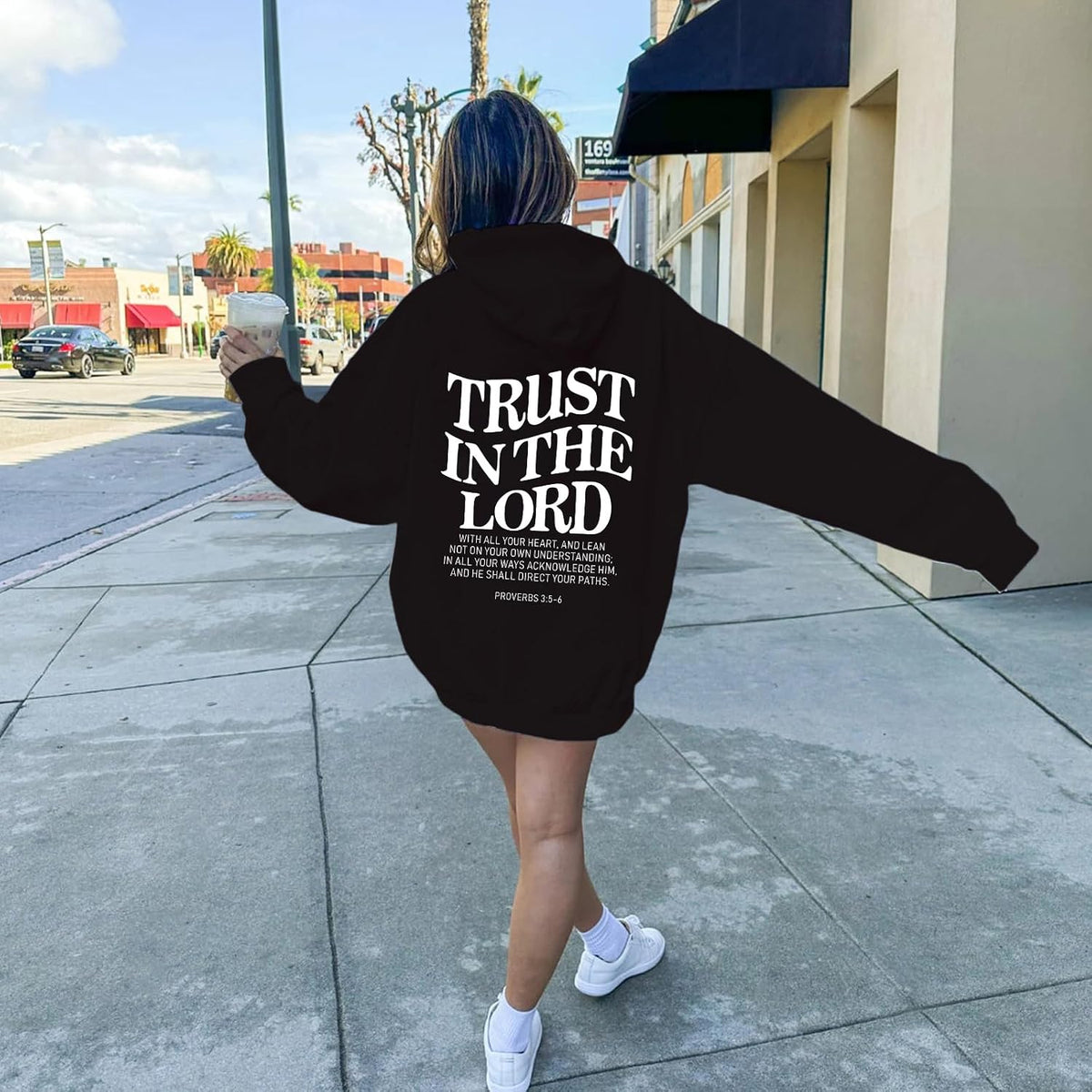Trust in the Lord Hoodie Christian Sweatshirts Women