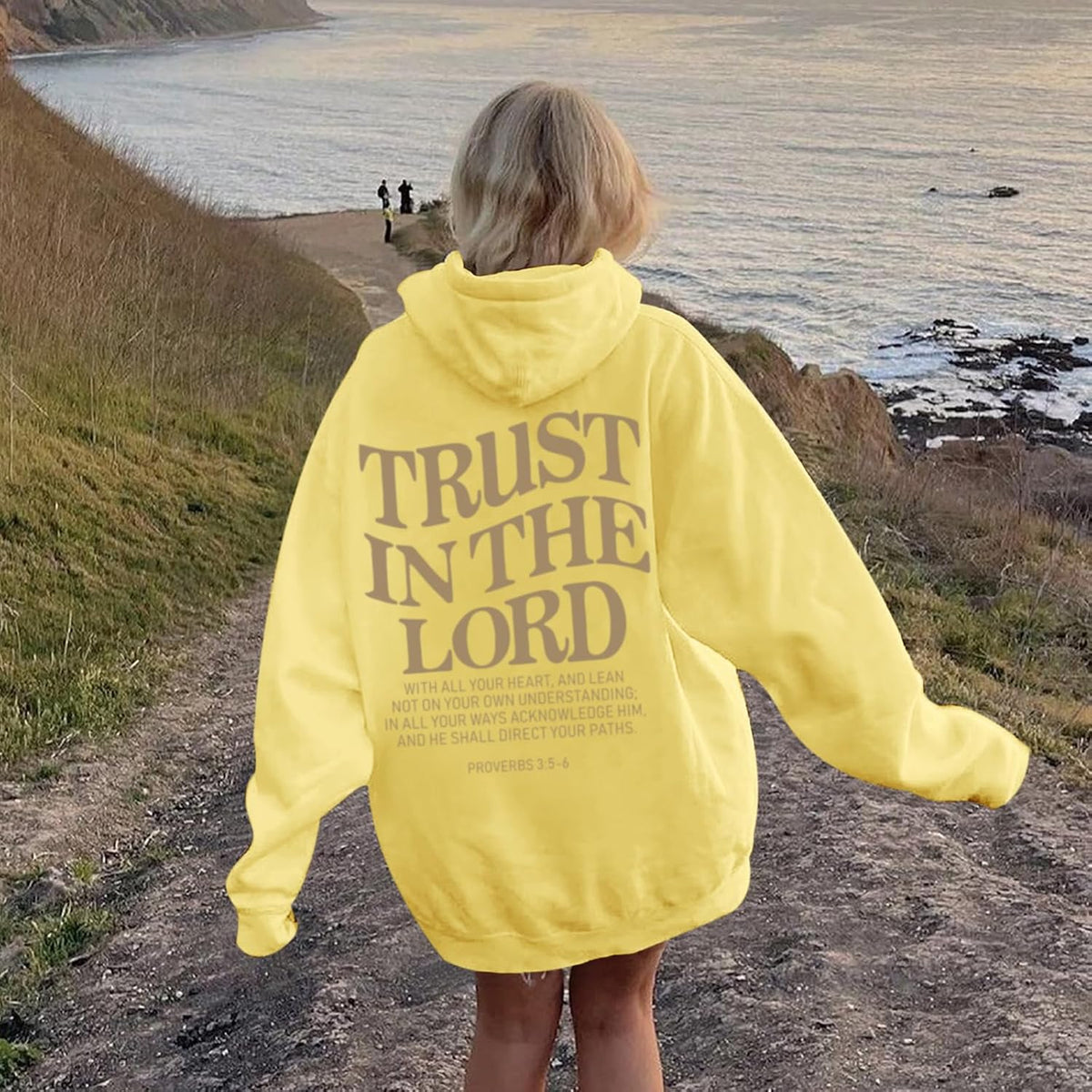 Trust in the Lord Hoodie Christian Sweatshirts Women