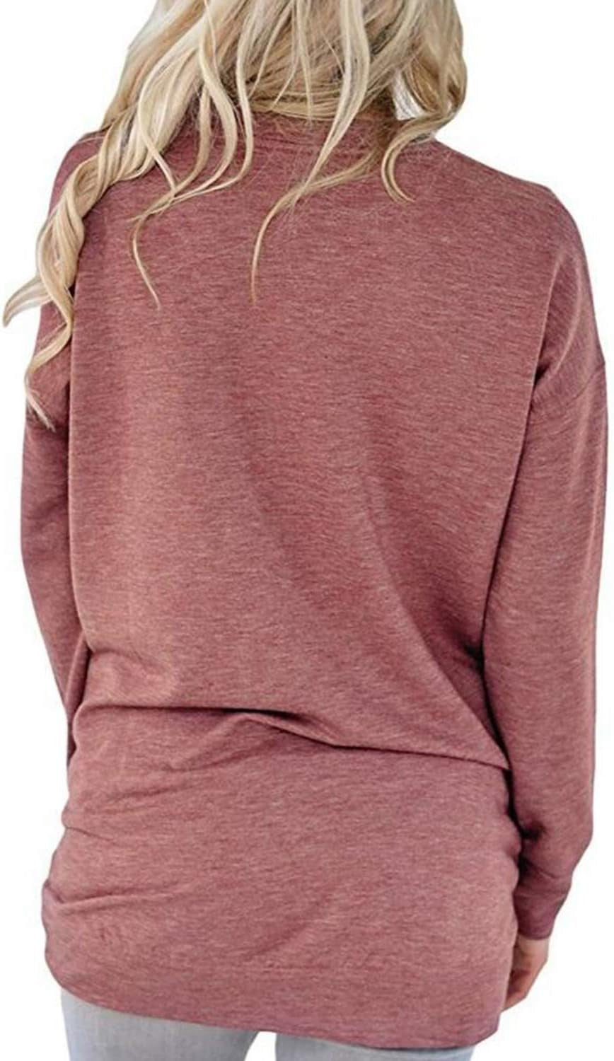 Women'S Faith Sweatshirt Loose Fit Long Sleeve Crewneck Christian Letter Print Tunic Tops with Pocket