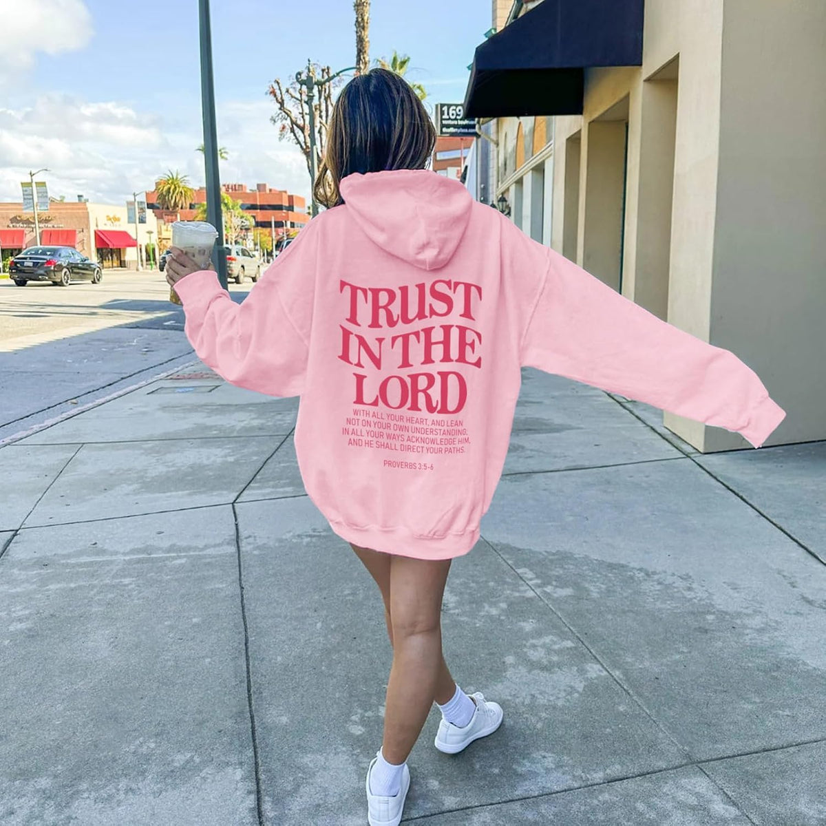 Trust in the Lord Hoodie Christian Sweatshirts Women