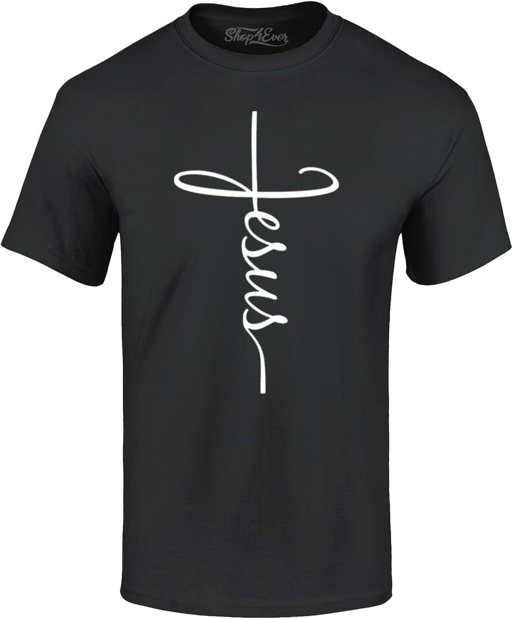 Jesus Cross T-Shirt - Christian Religious Graphic Tee for Men Women