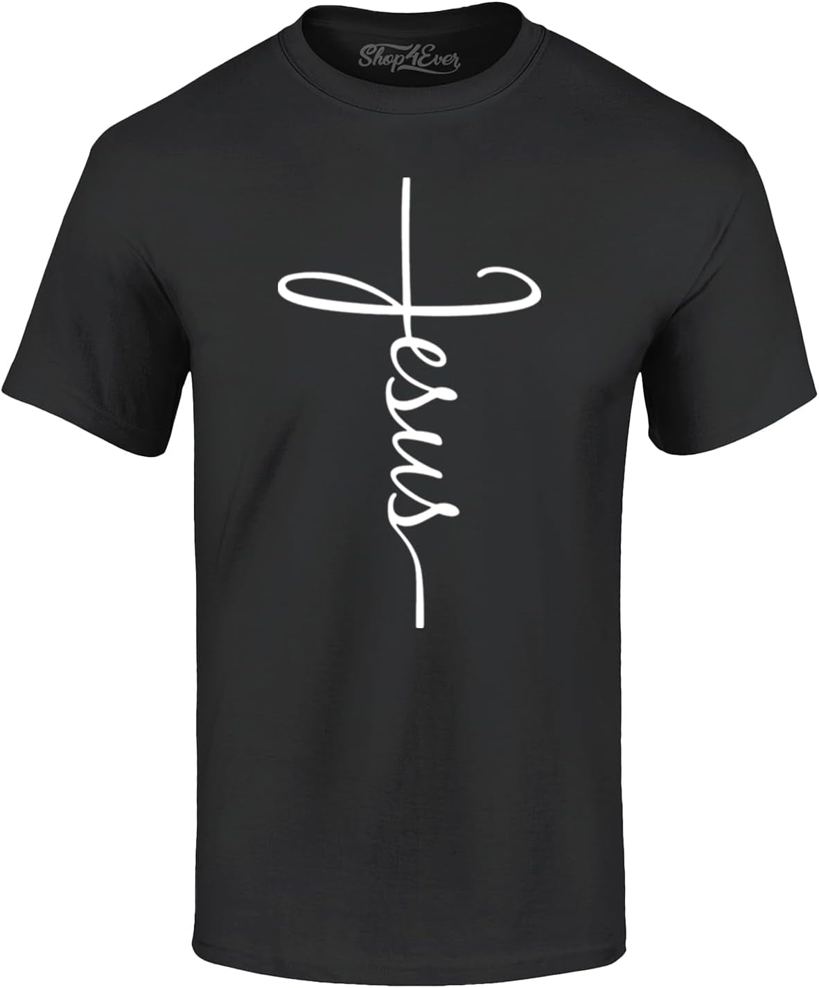 Jesus Cross T-Shirt - Christian Religious Graphic Tee for Men Women