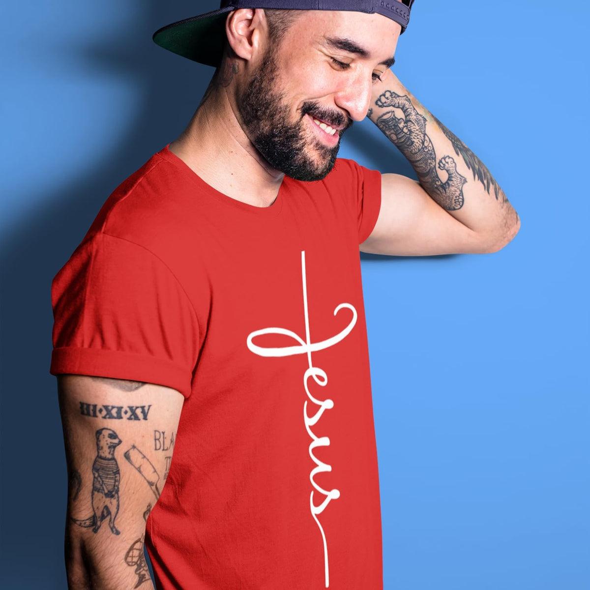 Elevate Your Faith with the Jesus Cross T-Shirt - A Stylish Christian Graphic Tee for Everyone