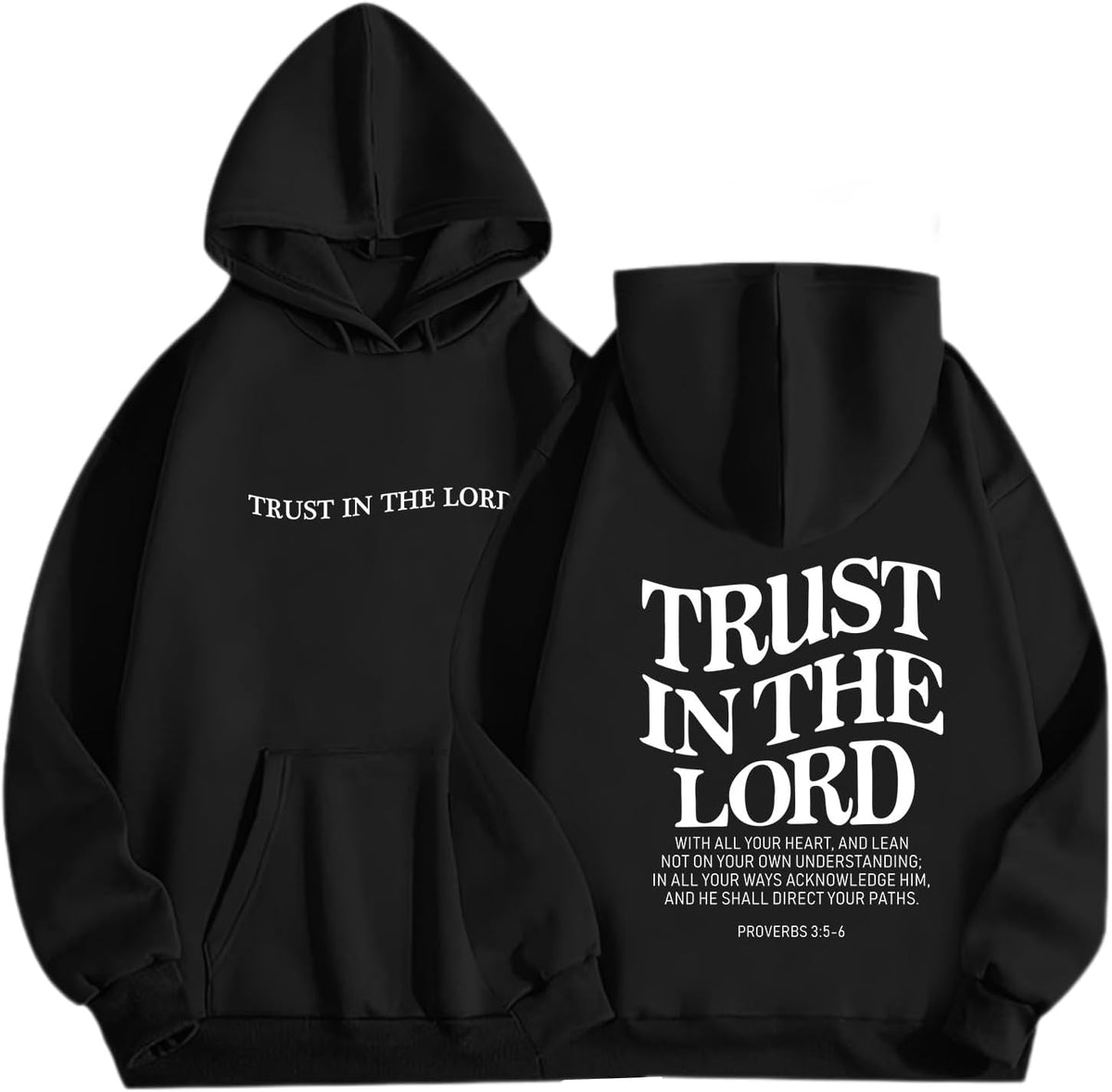 Trust in the Lord Hoodie Christian Sweatshirts Women