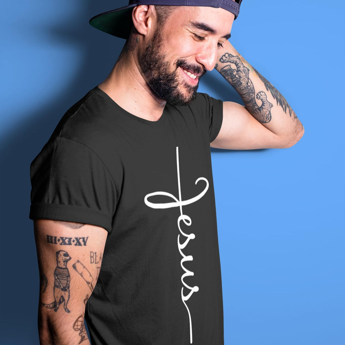 Jesus Cross T-Shirt - Christian Religious Graphic Tee for Men Women