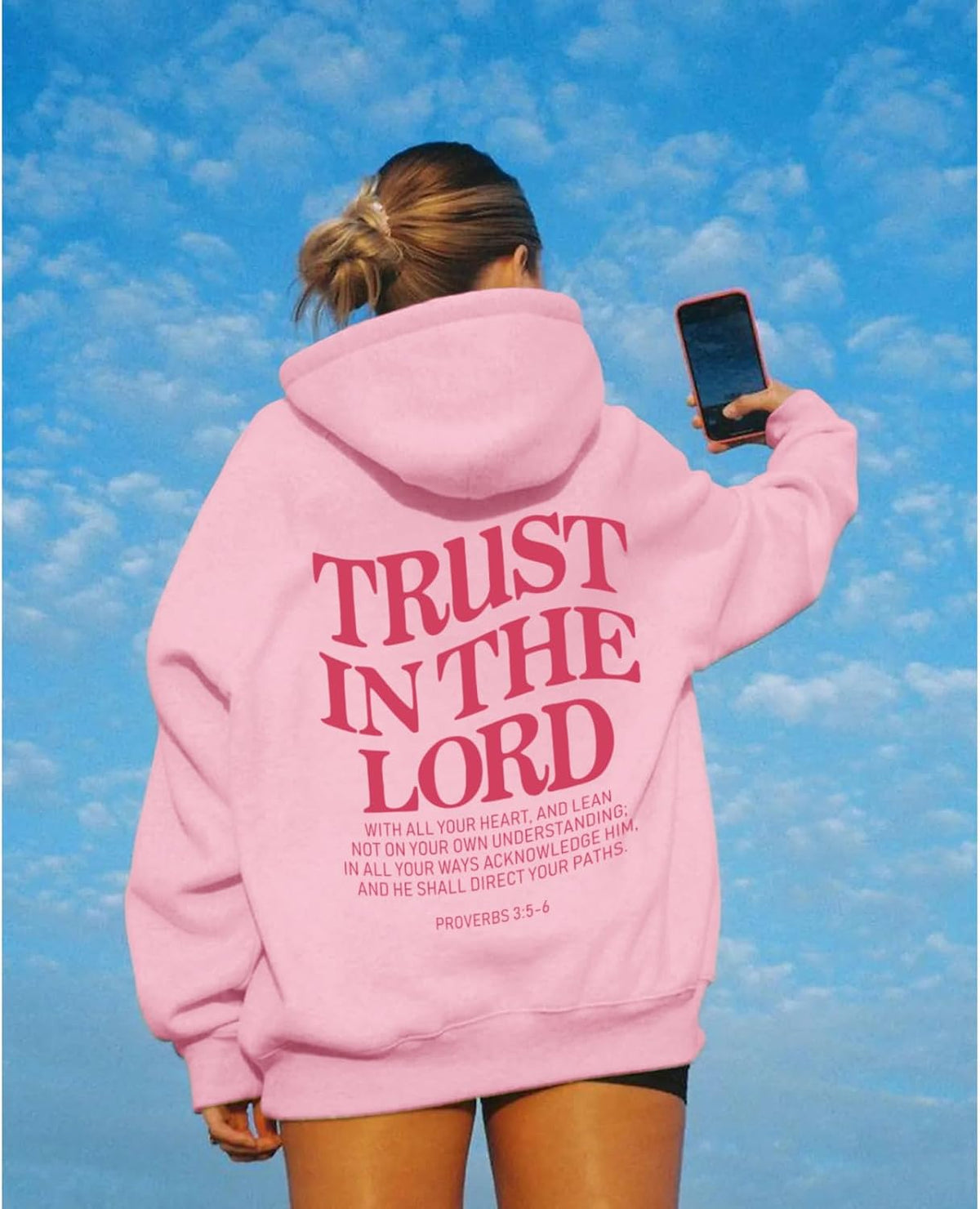 Trust in the Lord Hoodie Christian Sweatshirts Women