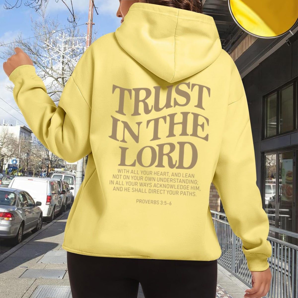 Trust in the Lord Hoodie Christian Sweatshirts Women